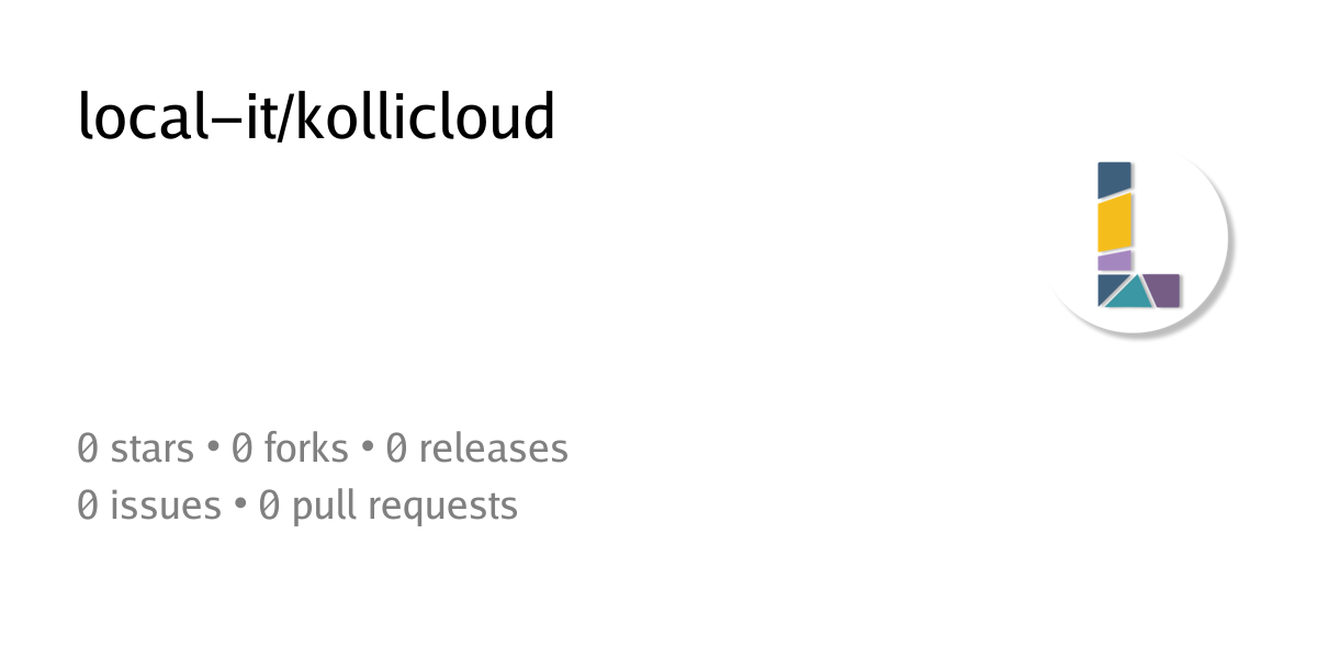 Summary card of repository local-it/kollicloud
